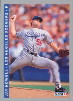 #450 Jay Howell - Los Angeles Dodgers - 1993 Fleer Baseball