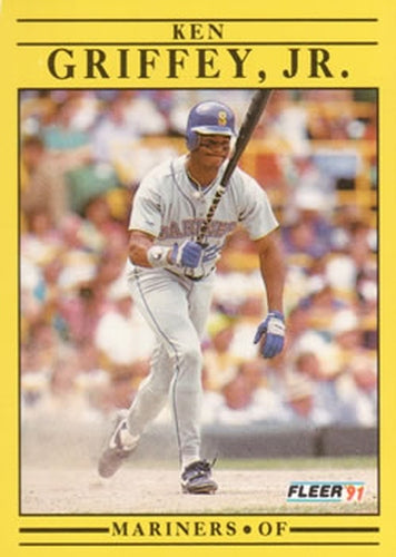 #450 Ken Griffey Jr. - Seattle Mariners - 1991 Fleer Baseball