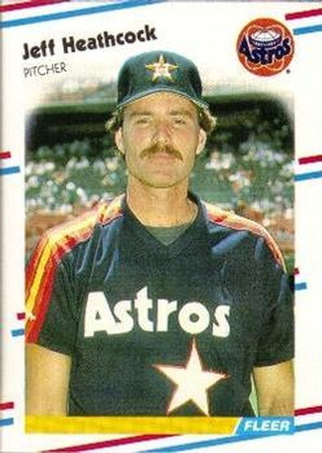 #450 Jeff Heathcock - Houston Astros - 1988 Fleer Baseball