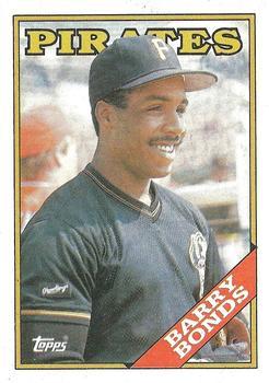 #450 Barry Bonds - Pittsburgh Pirates - 1988 Topps Baseball