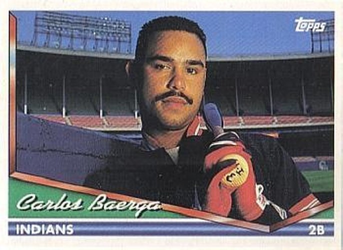 #450 Carlos Baerga - Cleveland Indians - 1994 Topps Baseball