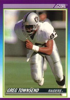#450 Greg Townsend - Los Angeles Raiders - 1990 Score Football