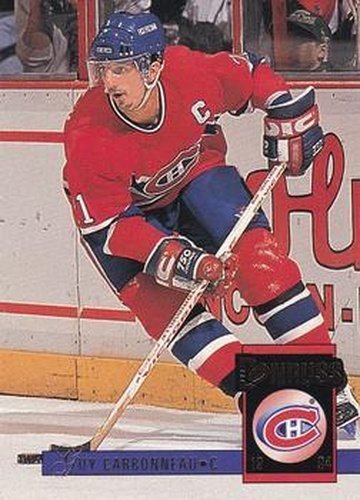 #450 Guy Carbonneau - Montreal Canadiens - 1993-94 Donruss Hockey