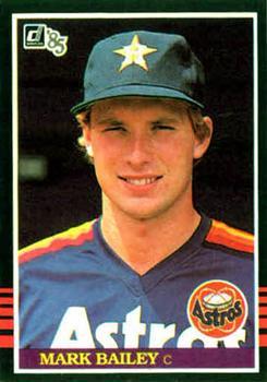 #450 Mark Bailey - Houston Astros - 1985 Donruss Baseball