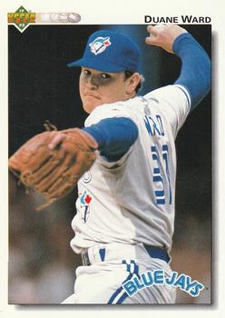 #450 Duane Ward - Toronto Blue Jays - 1992 Upper Deck Baseball