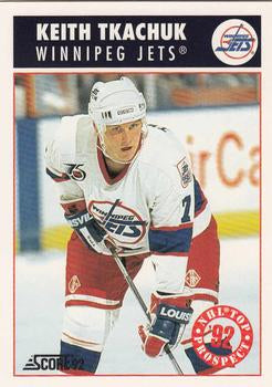 #450 Keith Tkachuk - Winnipeg Jets - 1992-93 Score USA Hockey