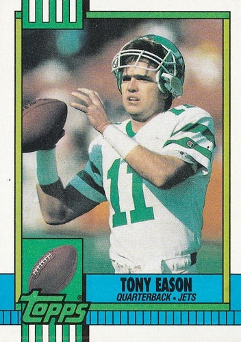 #450 Tony Eason - New York Jets - 1990 Topps Football