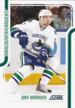#450 Dan Hamhuis - Vancouver Canucks - 2011-12 Score Hockey