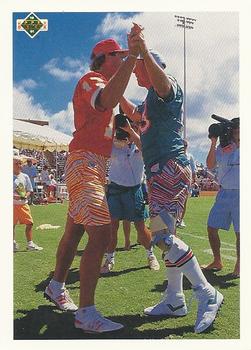 #450 Dan Marino / Steve DeBerg - Miami Dolphins / Kansas City Chiefs - 1991 Upper Deck Football