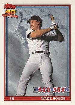 #450 Wade Boggs - Boston Red Sox - 1991 O-Pee-Chee Baseball