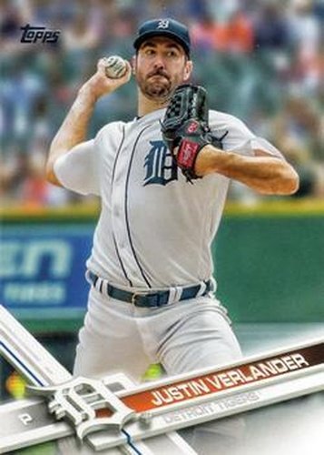 #450a Justin Verlander - Detroit Tigers - 2017 Topps Baseball
