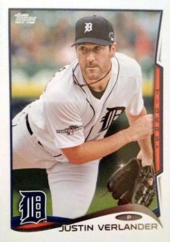 #450d Justin Verlander - Detroit Tigers - 2014 Topps Baseball