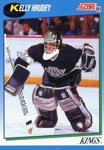 #451 Kelly Hrudey - Los Angeles Kings - 1991-92 Score Canadian Hockey