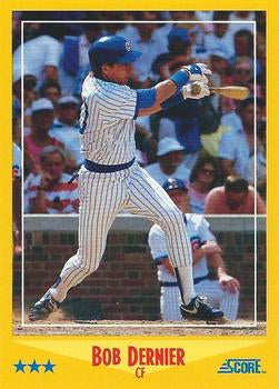 #451 Bob Dernier - Chicago Cubs - 1988 Score Baseball