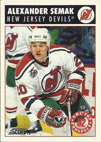 #451 Alexander Semak - New Jersey Devils - 1992-93 Score USA Hockey