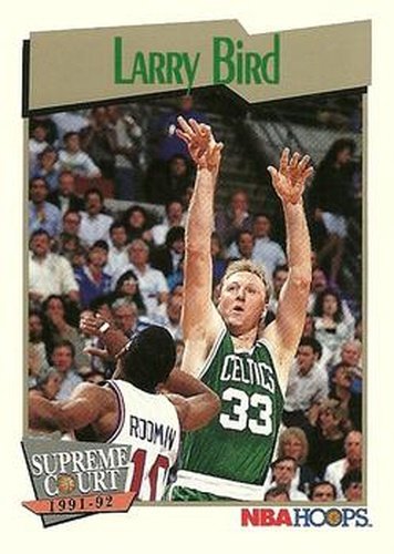 #451 Larry Bird - Boston Celtics - 1991-92 Hoops Basketball