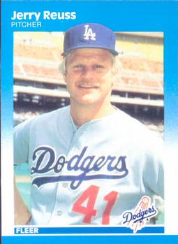 #451 Jerry Reuss - Los Angeles Dodgers - 1987 Fleer Baseball