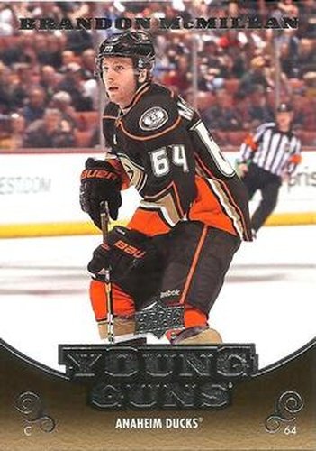 #451 Brandon McMillan - Anaheim Ducks - 2010-11 Upper Deck Hockey