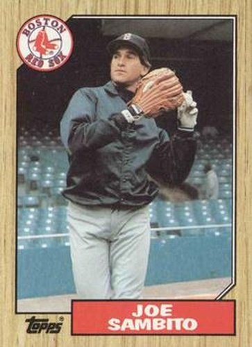 #451 Joe Sambito - Boston Red Sox - 1987 Topps Baseball