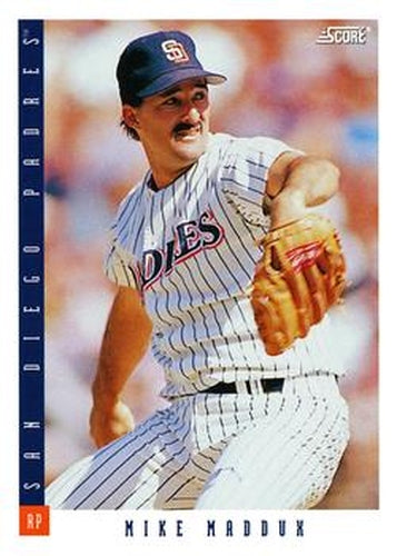 #451 Mike Maddux - San Diego Padres - 1993 Score Baseball
