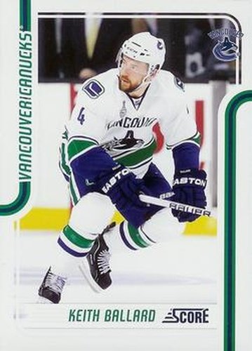 #451 Keith Ballard - Vancouver Canucks - 2011-12 Score Hockey