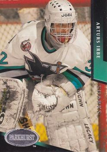 #451 Arturs Irbe - San Jose Sharks - 1993-94 Parkhurst Hockey