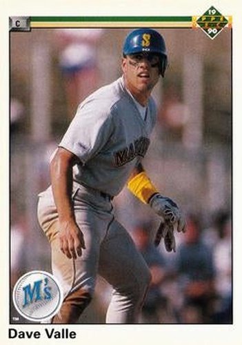 #451 Dave Valle - Seattle Mariners - 1990 Upper Deck Baseball