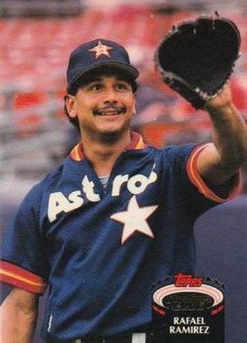 #451 Rafael Ramirez - Houston Astros - 1992 Stadium Club Baseball