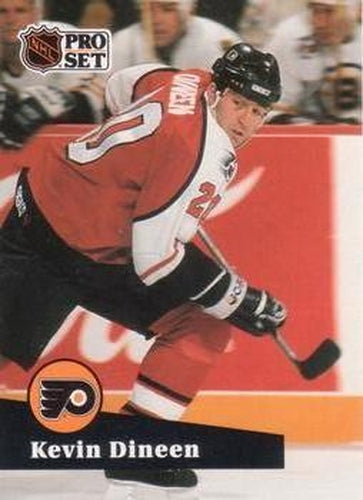 #451 Kevin Dineen - 1991-92 Pro Set Hockey