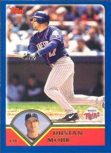 #451 Dustan Mohr - Minnesota Twins - 2003 Topps Baseball