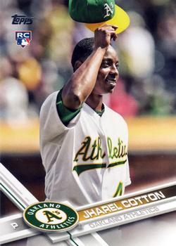 #451 Jharel Cotton - Oakland Athletics - 2017 Topps Baseball