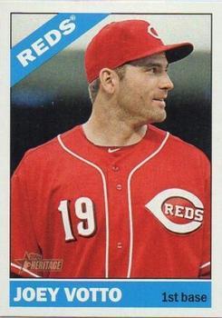 #451 Joey Votto - Cincinnati Reds - 2015 Topps Heritage Baseball