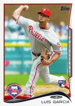 #451 Luis Garcia - Philadelphia Phillies - 2014 Topps Baseball