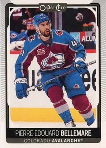 #451 Pierre-Edouard Bellemare - Colorado Avalanche - 2021-22 O-Pee-Chee Hockey