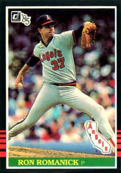 #451 Ron Romanick - California Angels - 1985 Donruss Baseball