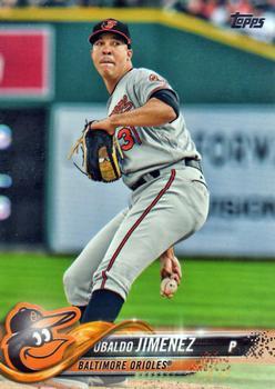 #451 Ubaldo Jimenez - Baltimore Orioles - 2018 Topps Baseball