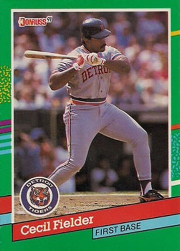 #451 Cecil Fielder - Detroit Tigers - 1991 Donruss Baseball