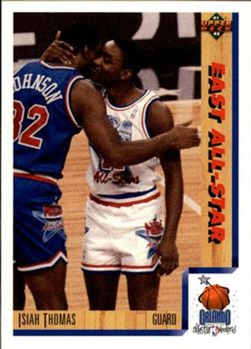 #451 Isiah Thomas - Detroit Pistons - 1991-92 Upper Deck Basketball