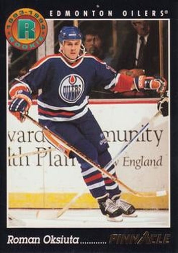 #451 Roman Oksiuta - Edmonton Oilers - 1993-94 Pinnacle Hockey