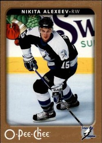 #451 Nikita Alexeev - Tampa Bay Lightning - 2006-07 O-Pee-Chee Hockey