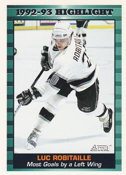 #451 Luc Robitaille - Los Angeles Kings - 1993-94 Score Canadian Hockey