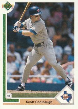 #451 Scott Coolbaugh - Texas Rangers - 1991 Upper Deck Baseball