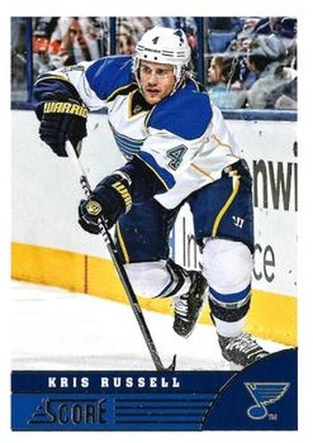 #451 Kris Russell - St. Louis Blues - 2013-14 Score Hockey