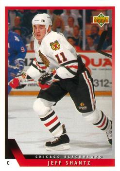 #451 Jeff Shantz - Chicago Blackhawks - 1993-94 Upper Deck Hockey