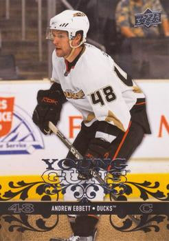 #451 Andrew Ebbett - Anaheim Ducks - 2008-09 Upper Deck Hockey