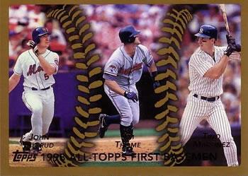 #451 John Olerud / Jim Thome / Tino Martinez - New York Mets / Cleveland Indians / New York Yankees - 1999 Topps Baseball