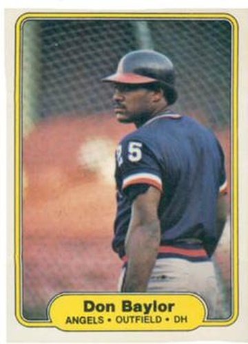 #451 Don Baylor - California Angels - 1982 Fleer Baseball