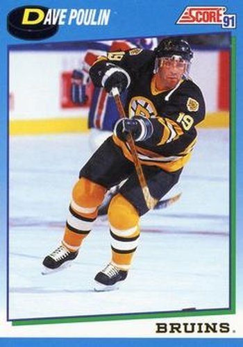 #452 Dave Poulin - Boston Bruins - 1991-92 Score Canadian Hockey