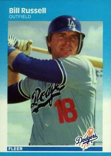 #452 Bill Russell - Los Angeles Dodgers - 1987 Fleer Baseball