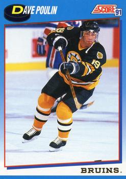 #452 Dave Poulin - Boston Bruins - 1991-92 Score Canadian Bilingual Hockey
